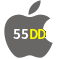 Aplicativo 55DD para iOS